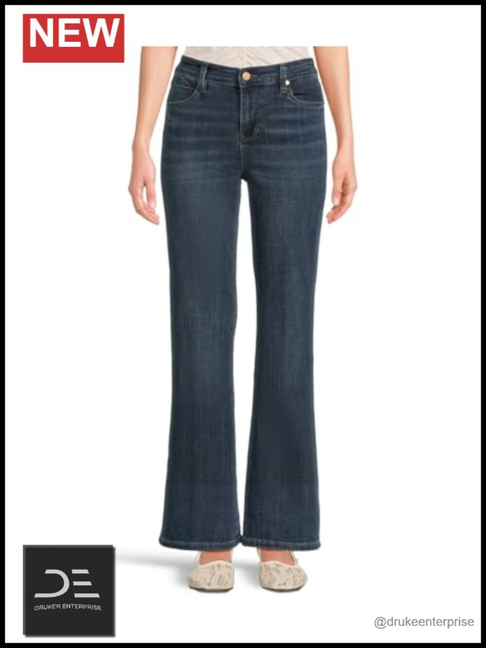 Lucy Mid-Rise Bootcut Jeans Women's 32 Inseam Stretch Denim